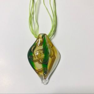 Beautiful Murano glass pendant necklace